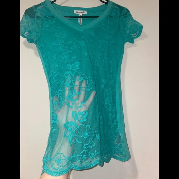 Aeropostale front lace shirt - Picture 4 of 7